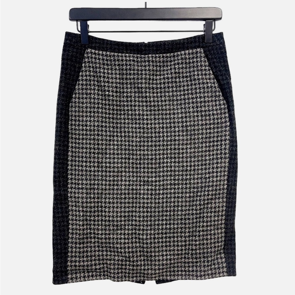 J. Crew size 0 Houndstooth Pencil Skirt